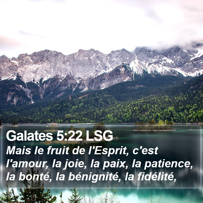 Galates 5:22 LSG Bible Study