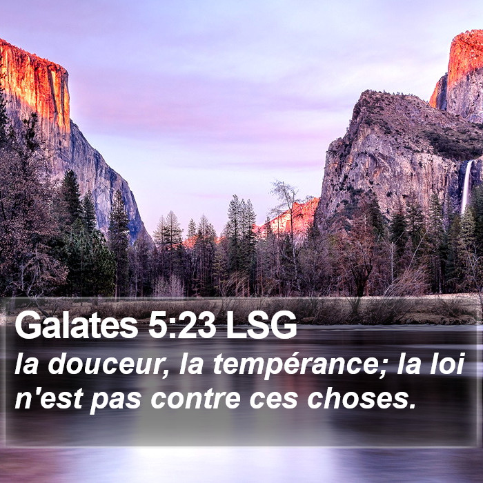 Galates 5:23 LSG Bible Study