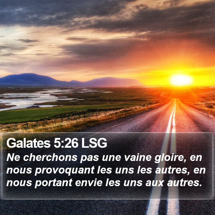 Galates 5:26 LSG Bible Study