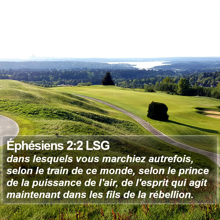 Éphésiens 2:2 LSG Bible Study