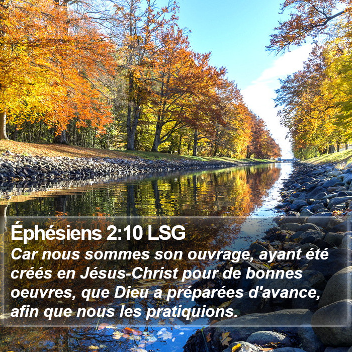 Éphésiens 2:10 LSG Bible Study