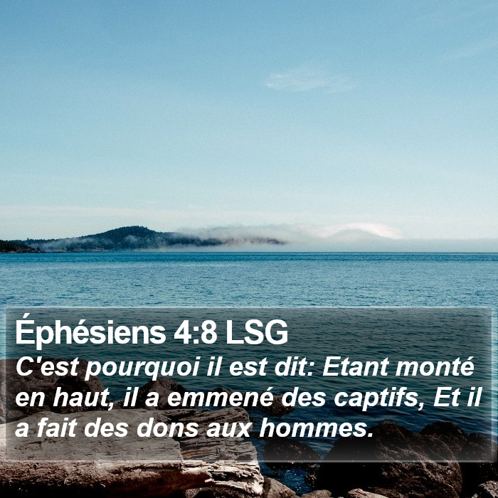 Éphésiens 4:8 LSG Bible Study