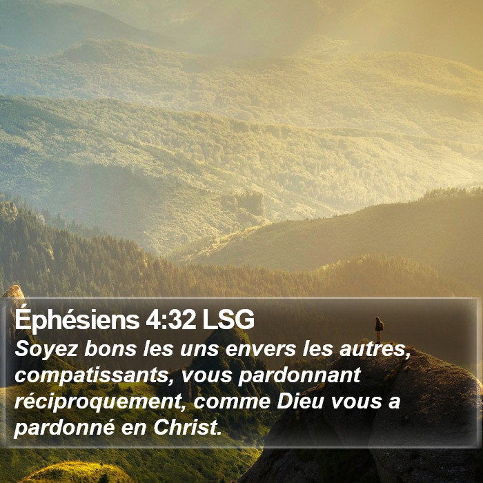 Éphésiens 4:32 LSG Bible Study