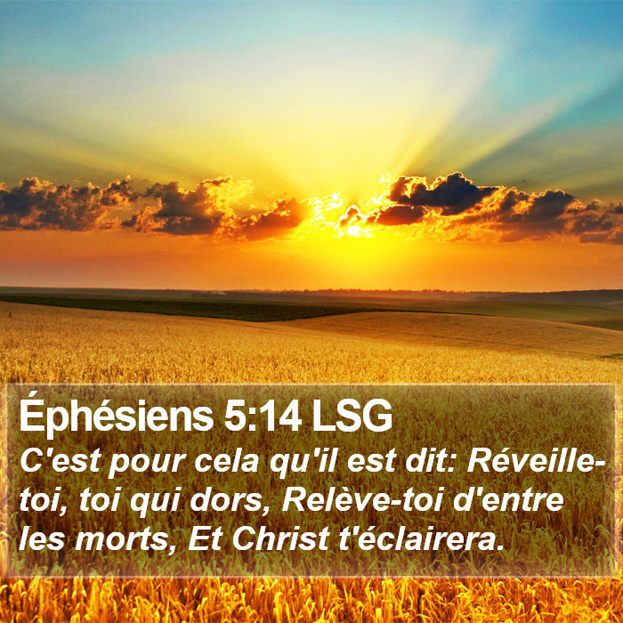 Éphésiens 5:14 LSG Bible Study