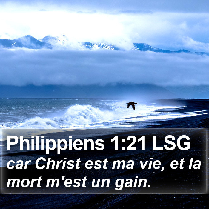 Philippiens 1:21 LSG Bible Study