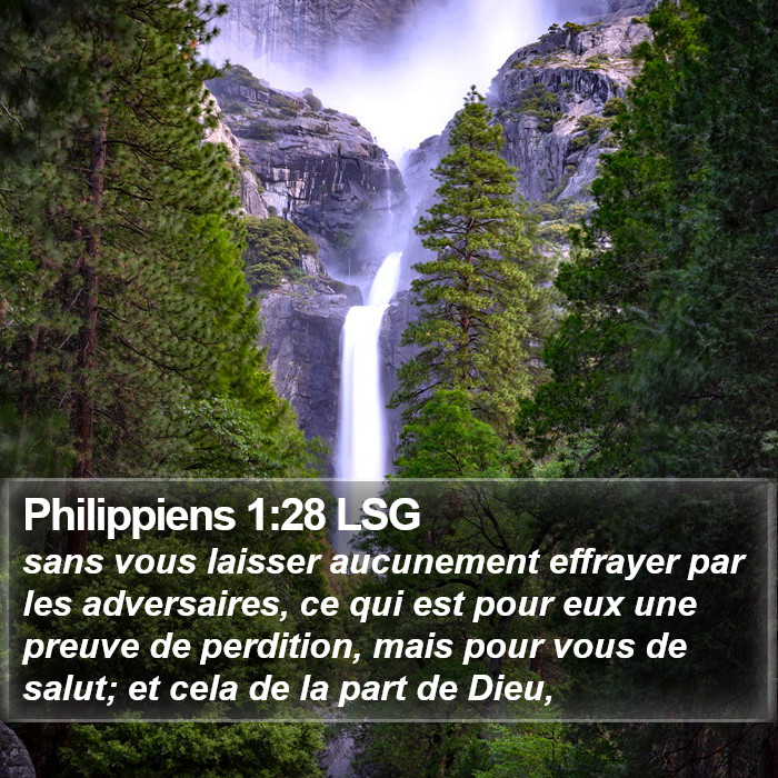 Philippiens 1:28 LSG Bible Study