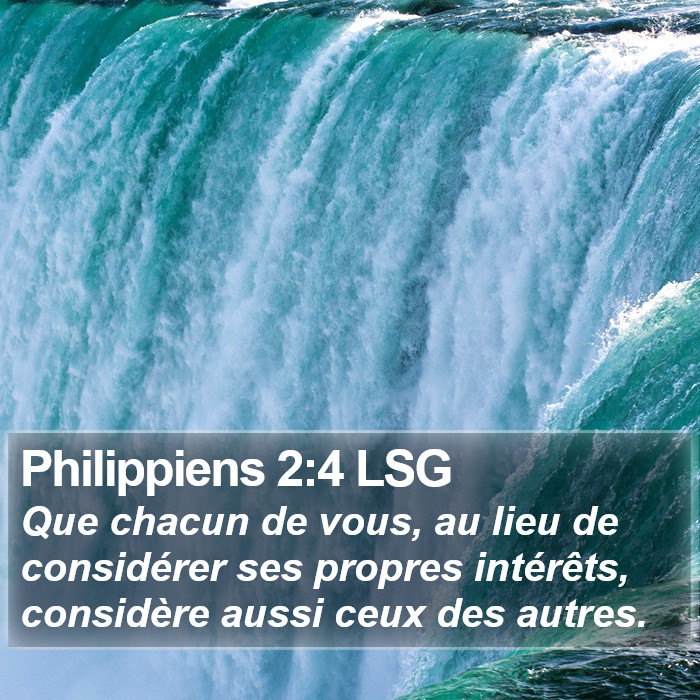 Philippiens 2:4 LSG Bible Study
