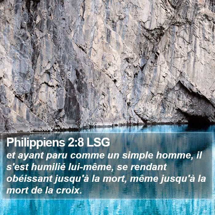Philippiens 2:8 LSG Bible Study