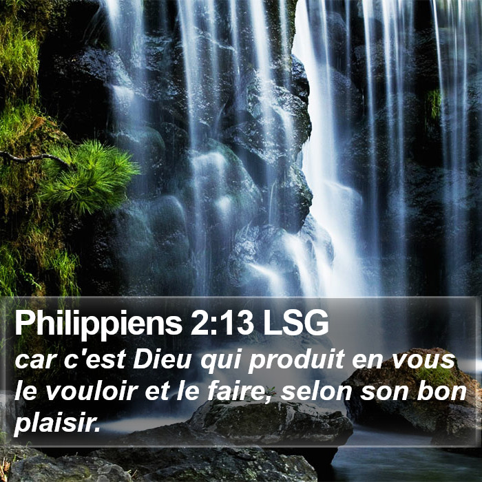 Philippiens 2:13 LSG Bible Study