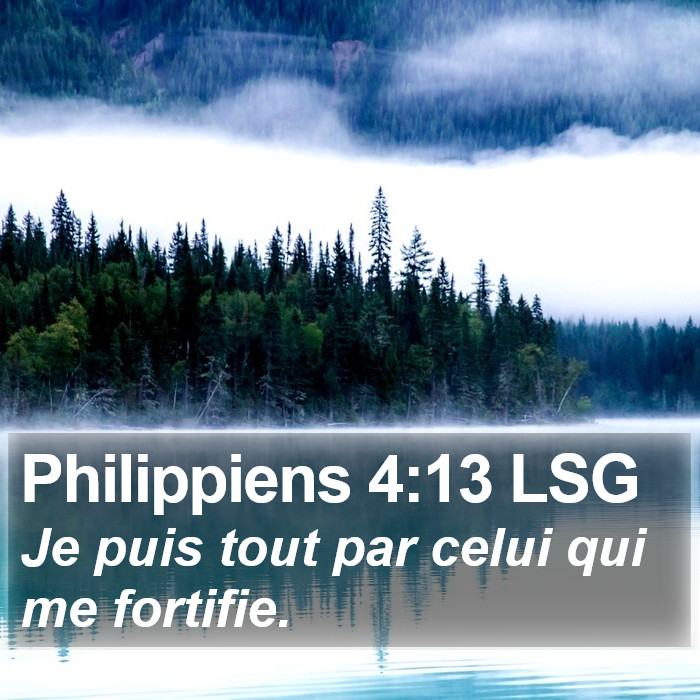 Philippiens 4:13 LSG Bible Study