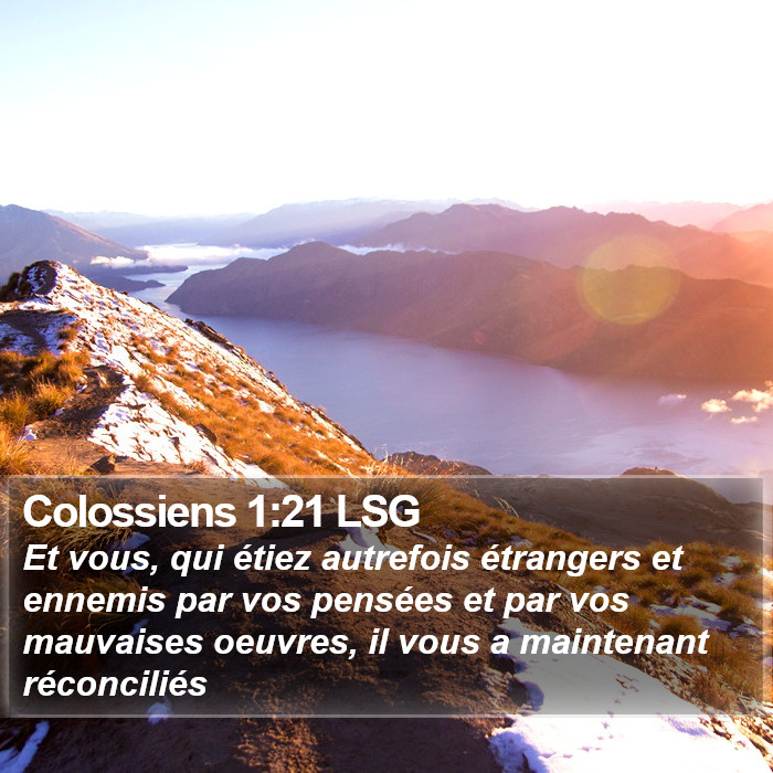 Colossiens 1:21 LSG Bible Study