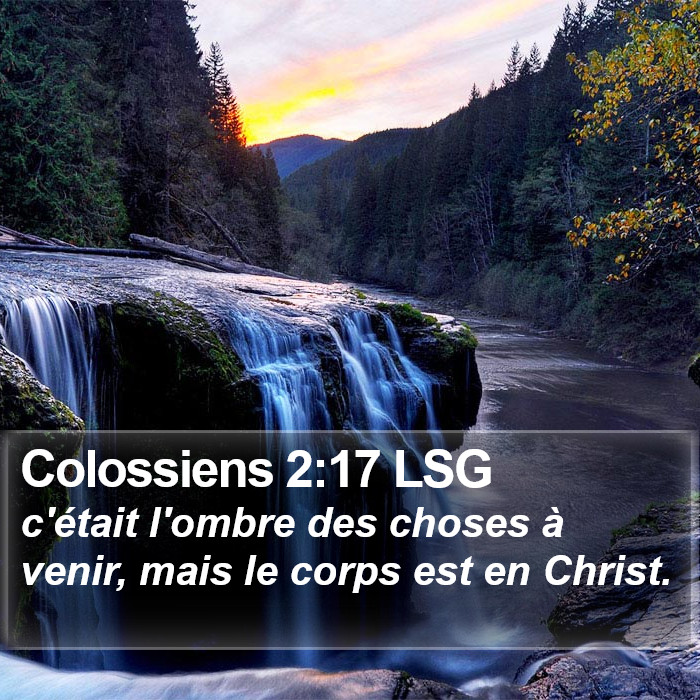 Colossiens 2:17 LSG Bible Study