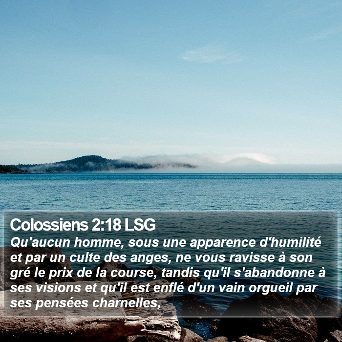 Colossiens 2:18 LSG Bible Study