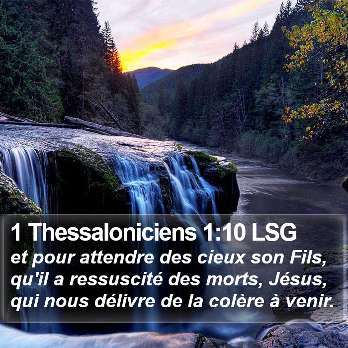 1 Thessaloniciens 1:10 LSG Bible Study