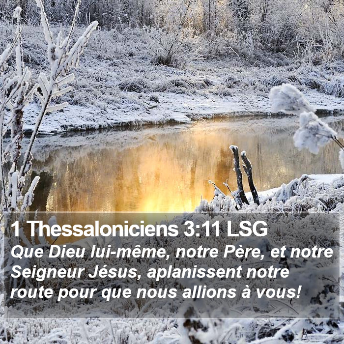 1 Thessaloniciens 3:11 LSG Bible Study