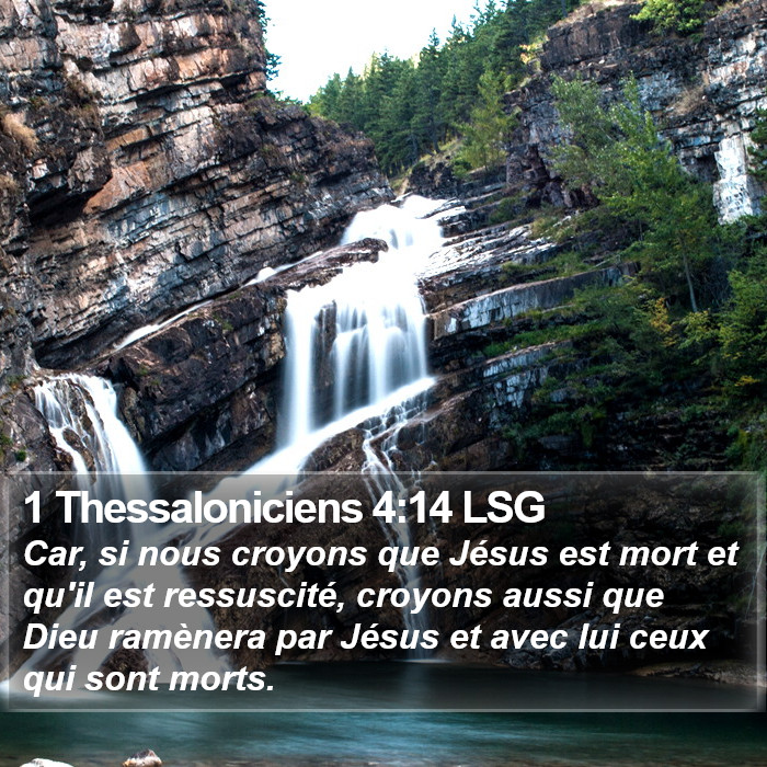 1 Thessaloniciens 4:14 LSG Bible Study