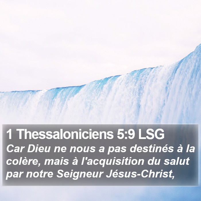 1 Thessaloniciens 5:9 LSG Bible Study