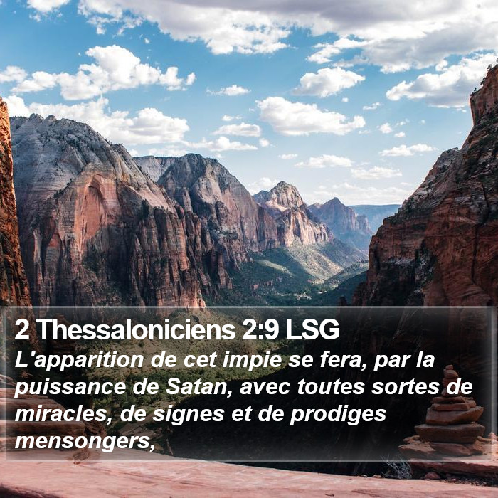 2 Thessaloniciens 2:9 LSG Bible Study