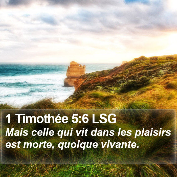 1 Timothée 5:6 LSG Bible Study