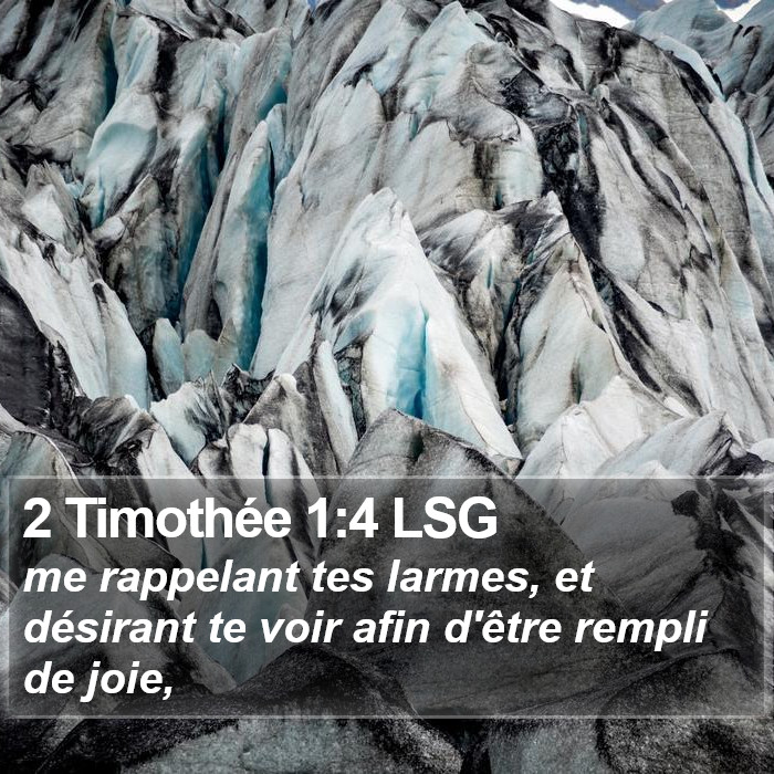 2 Timothée 1:4 LSG Bible Study