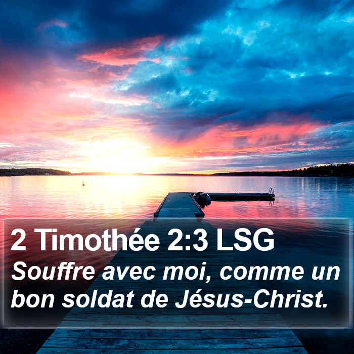 2 Timothée 2:3 LSG Bible Study
