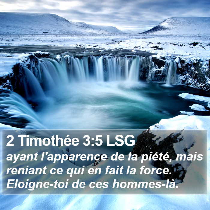 2 Timothée 3:5 LSG Bible Study