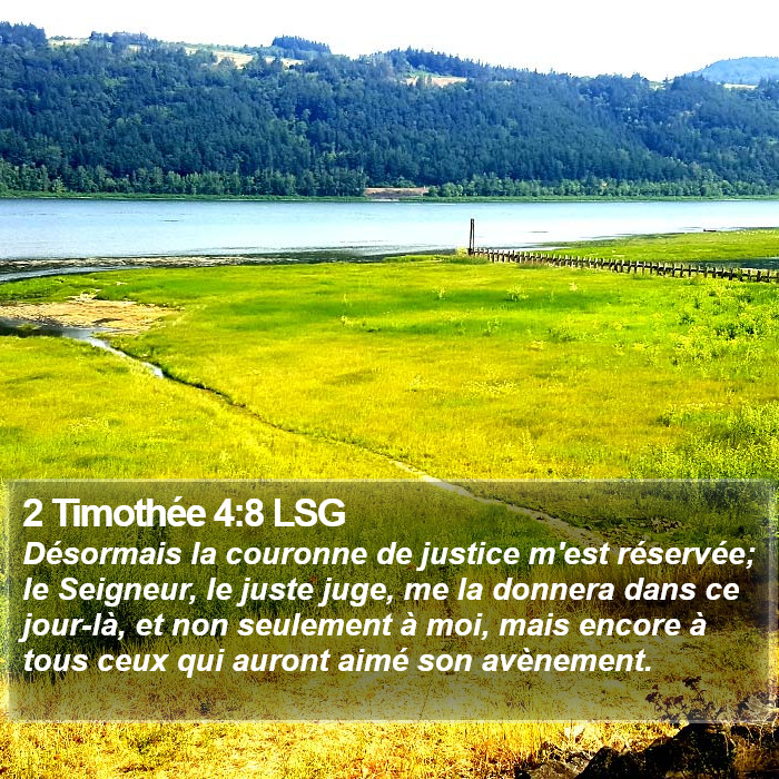 2 Timothée 4:8 LSG Bible Study