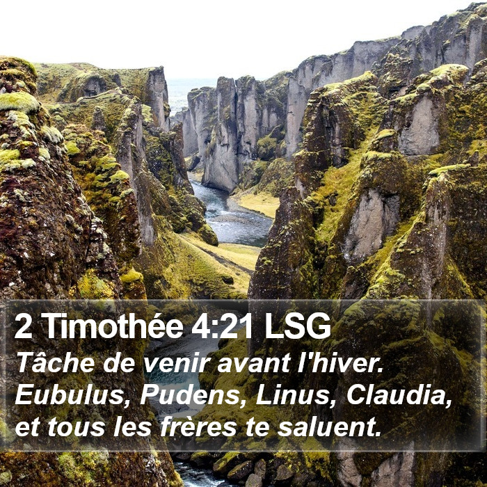 2 Timothée 4:21 LSG Bible Study