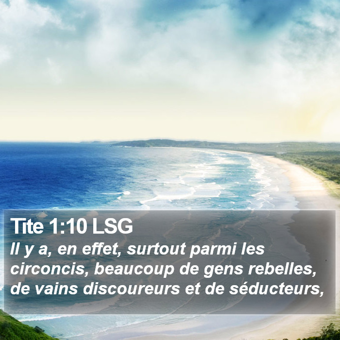 Tite 1:10 LSG Bible Study
