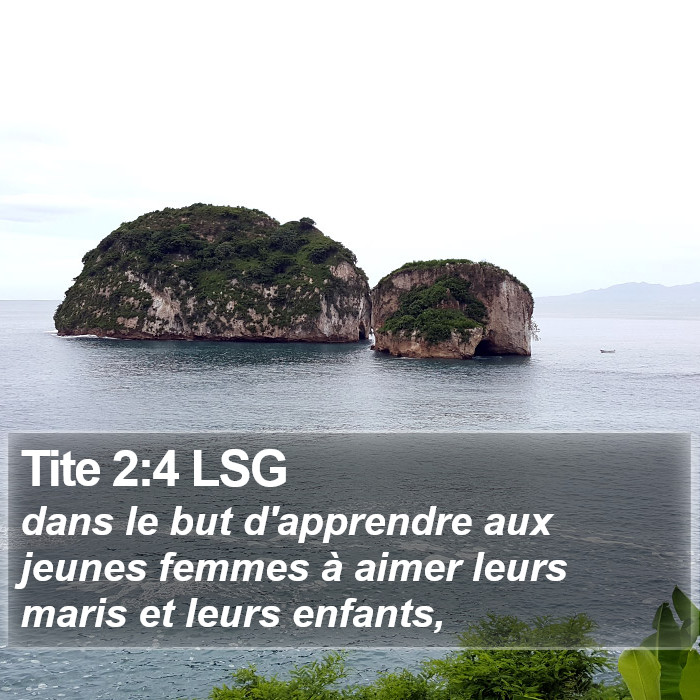 Tite 2:4 LSG Bible Study