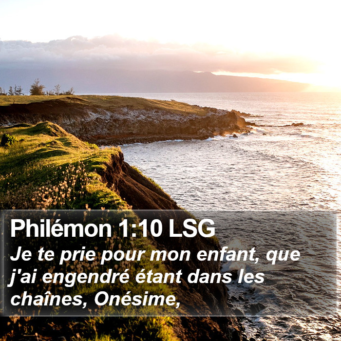 Philémon 1:10 LSG Bible Study