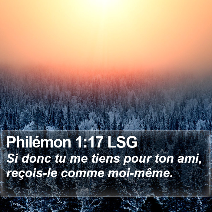 Philémon 1:17 LSG Bible Study