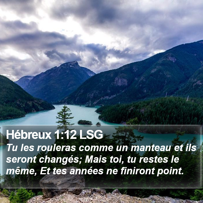 Hébreux 1:12 LSG Bible Study