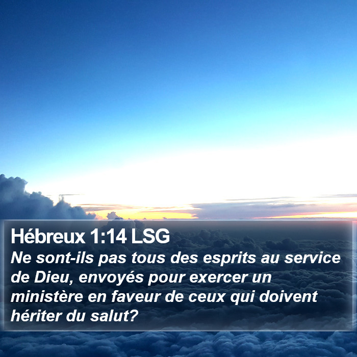 Hébreux 1:14 LSG Bible Study