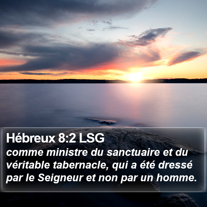 Hébreux 8:2 LSG Bible Study