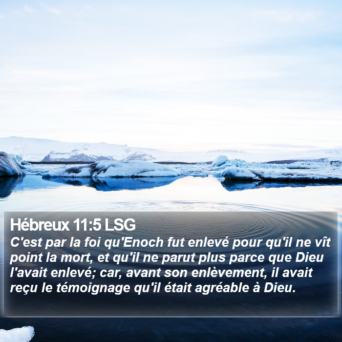 Hébreux 11:5 LSG Bible Study