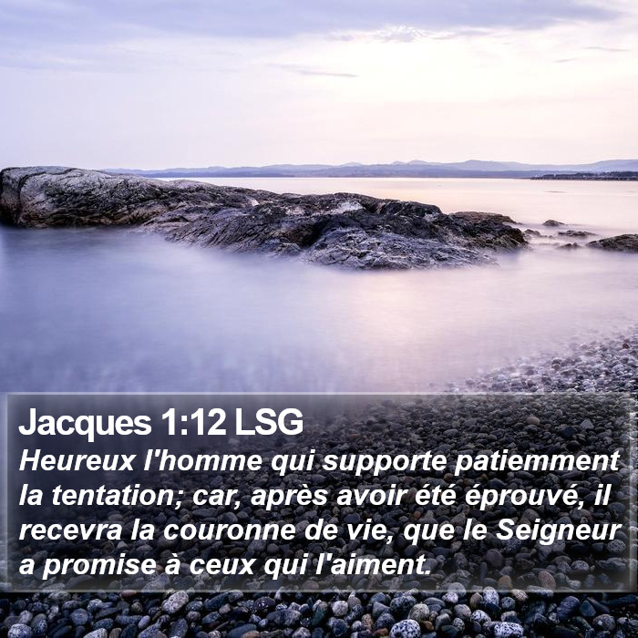 Jacques 1:12 LSG Bible Study