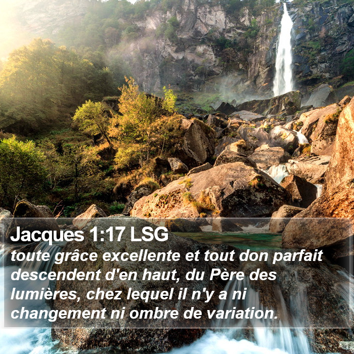 Jacques 1:17 LSG Bible Study