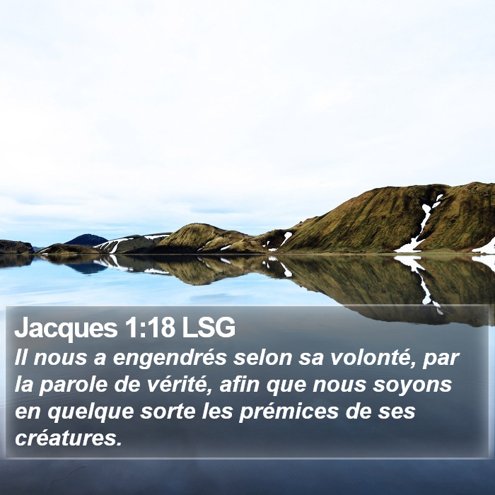 Jacques 1:18 LSG Bible Study