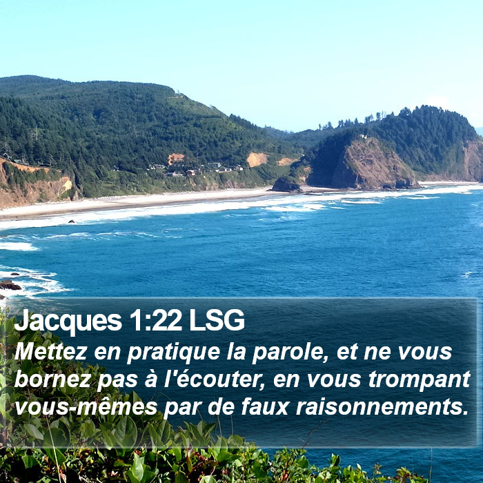 Jacques 1:22 LSG Bible Study