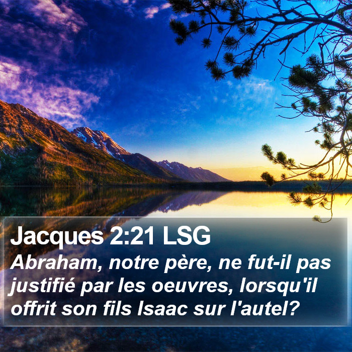 Jacques 2:21 LSG Bible Study