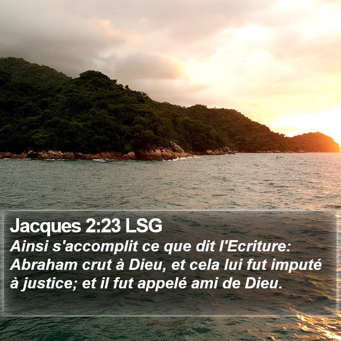 Jacques 2:23 LSG Bible Study