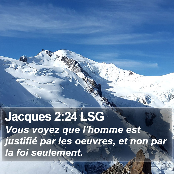 Jacques 2:24 LSG Bible Study