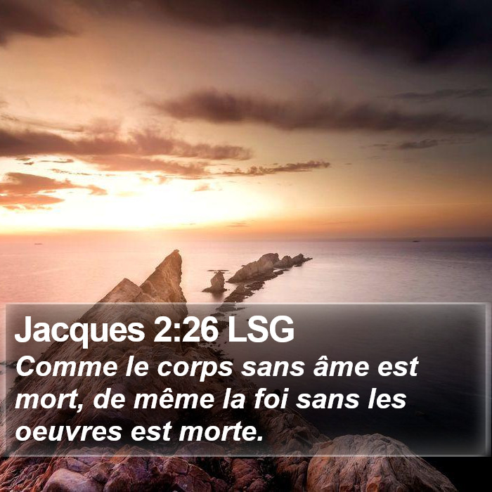 Jacques 2:26 LSG Bible Study