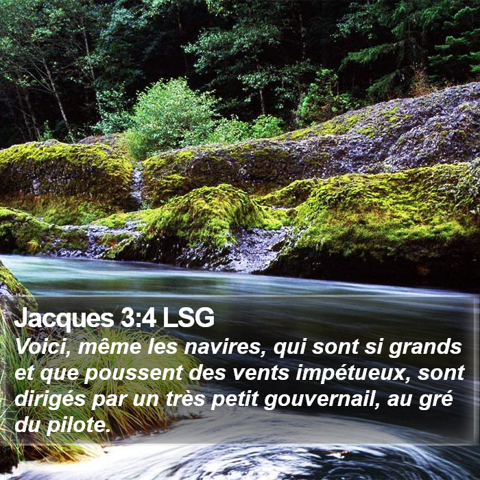 Jacques 3:4 LSG Bible Study
