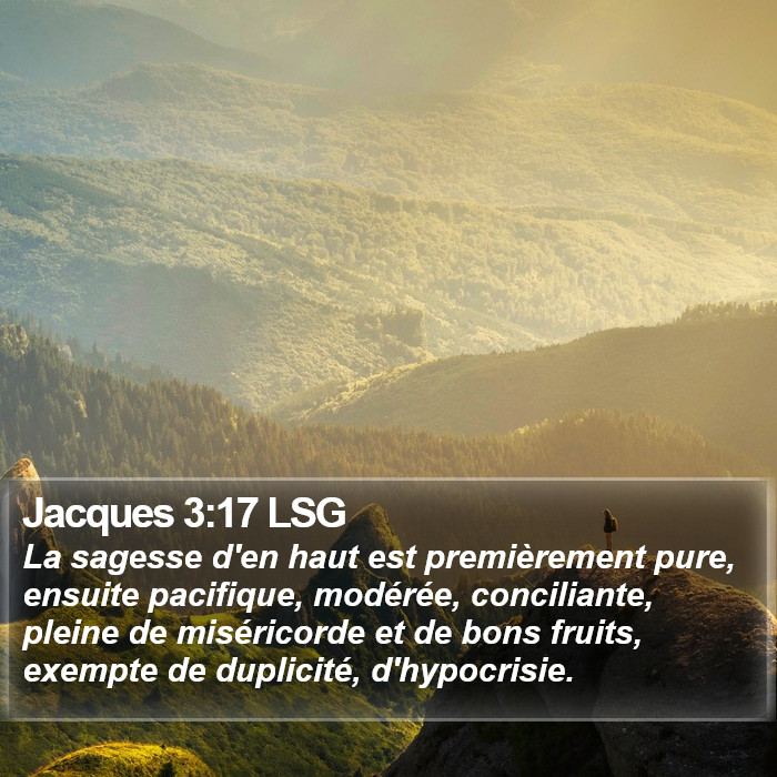 Jacques 3:17 LSG Bible Study