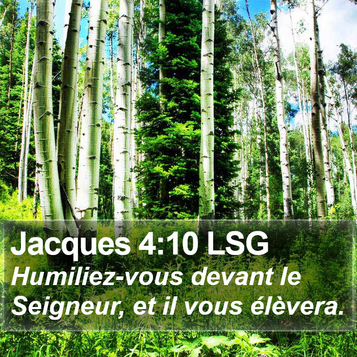 Jacques 4:10 LSG Bible Study