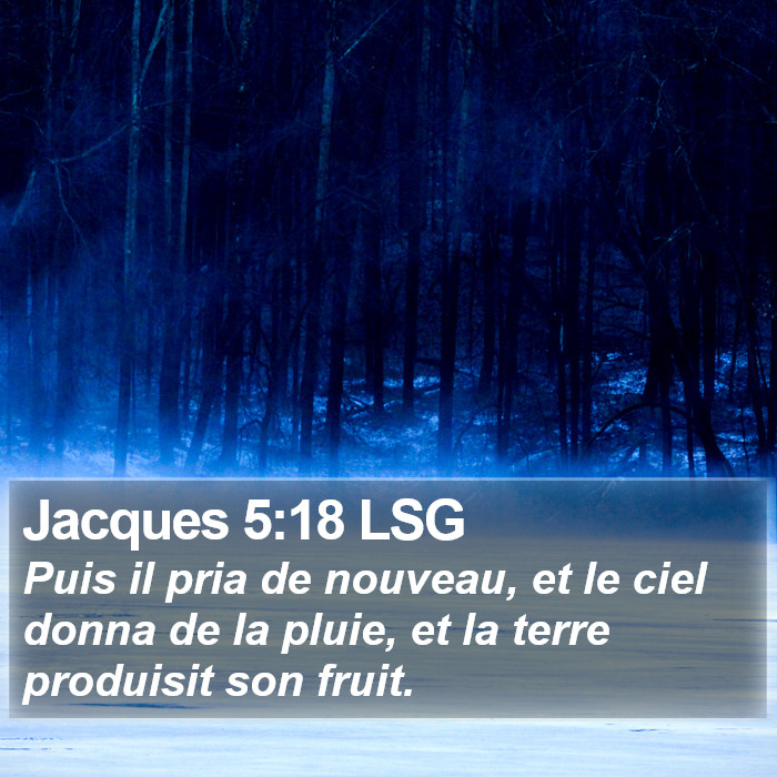Jacques 5:18 LSG Bible Study