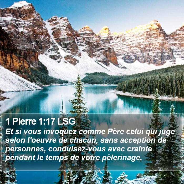 1 Pierre 1:17 LSG Bible Study