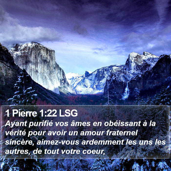 1 Pierre 1:22 LSG Bible Study